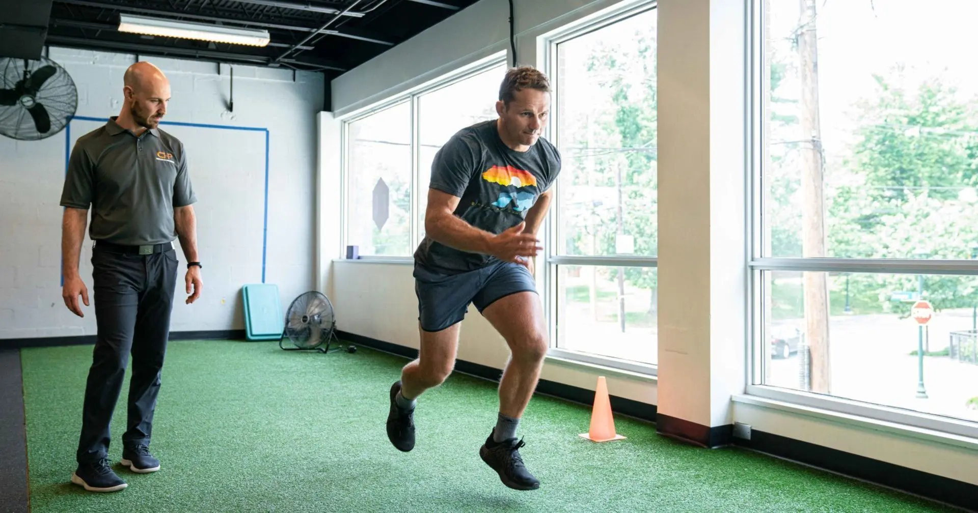 ZC observing Owen sprint