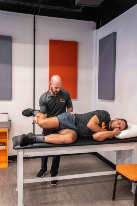 Adduction drop test