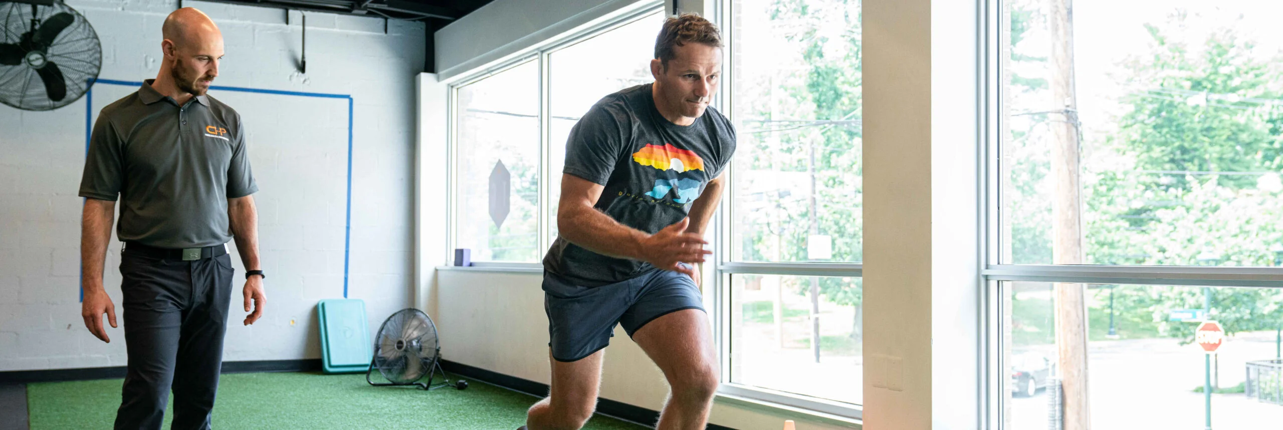 ZC observing Owen sprint